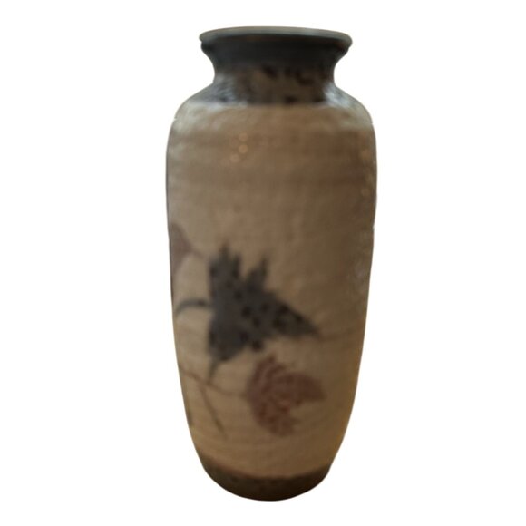 Vintage Ebeling & Reuss Pottery Vase 7.5" With Bird Design - Picture 3 of 5